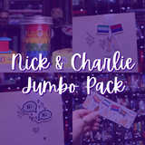Nick & Charlie Jumbo Pack | Osemanverse | Magnetic Bookmark, Standard Bookmarks & Candles