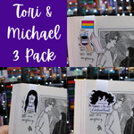 Tori & Michael | Pack of 3 | Solitaire | Osemanverse | Magnetic Bookmark