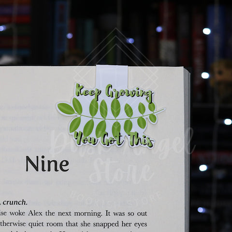 Keep Growing | Magnetic Bookmark | Plant Parent Collection
