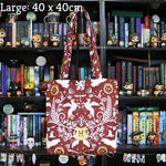 Maroon Wizarding Icons | Wizarding | Tote Bag