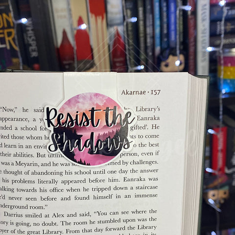 Resist the Shadows | Magnetic Bookmark | The Medoran Chronicles