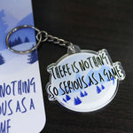 Serious as a Game | Acrylic Keyring | Truly Devious